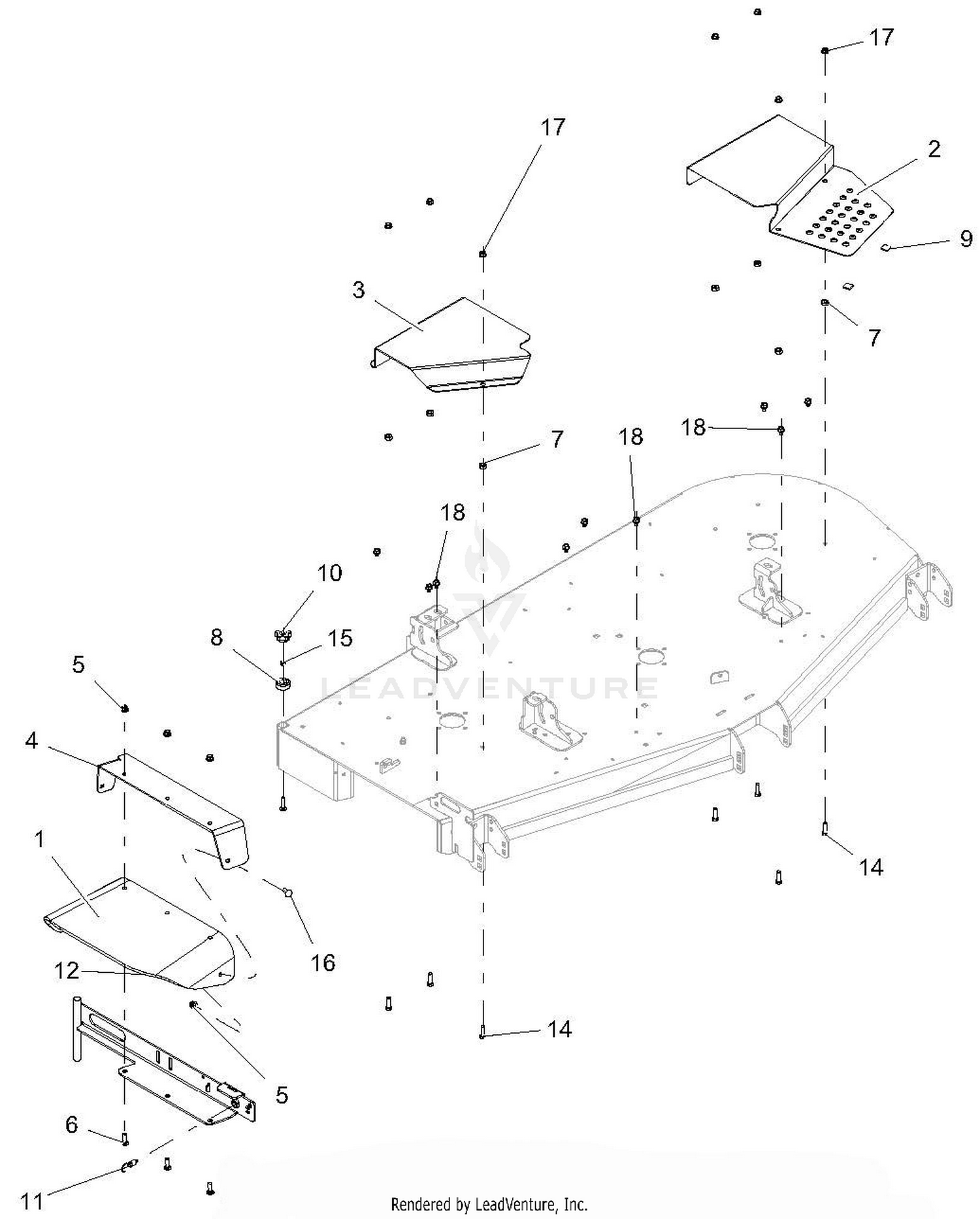 Chute And Belt Covers - 72-Inch Deck