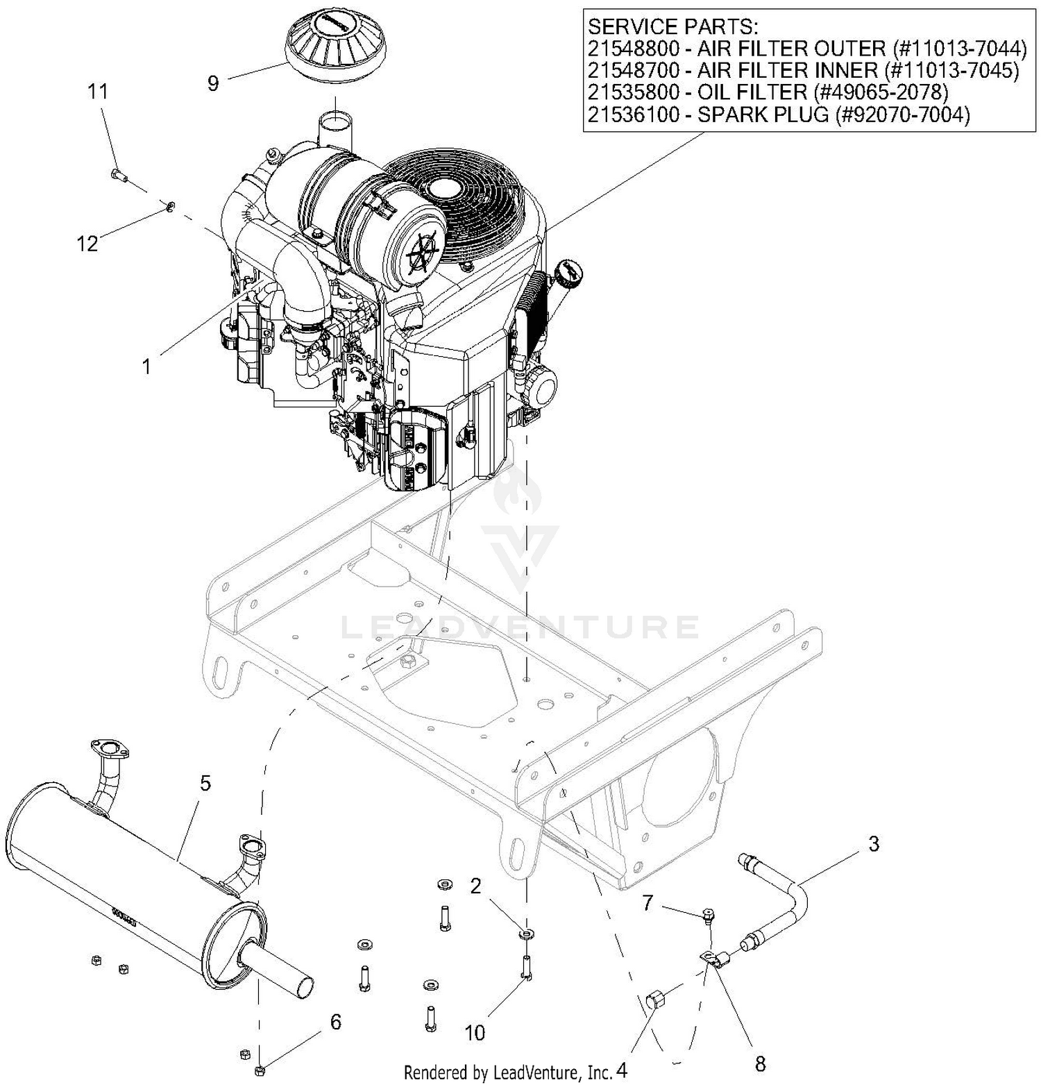 Engine - Kawasaki FX850