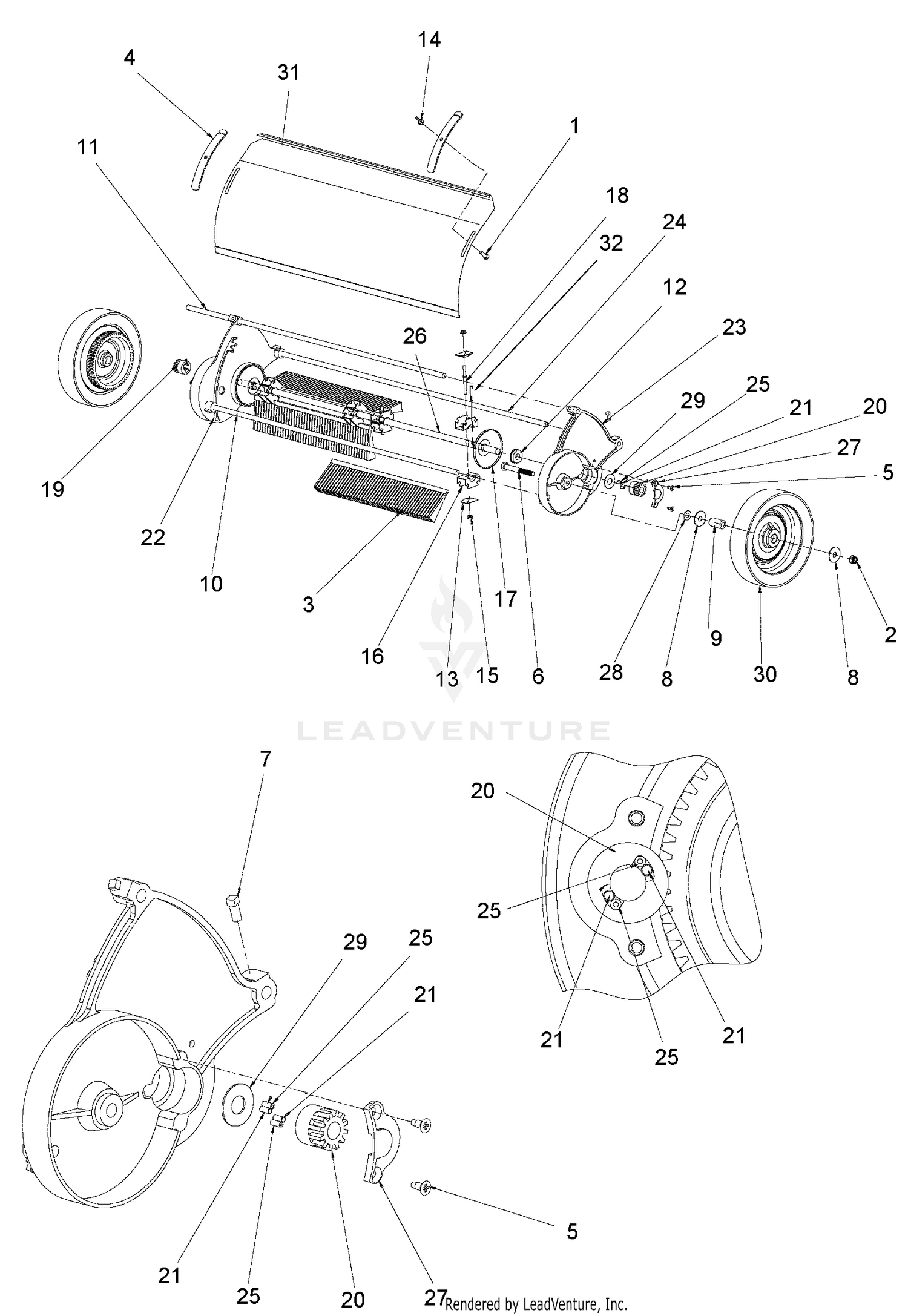 Sweeper Unit Assembly