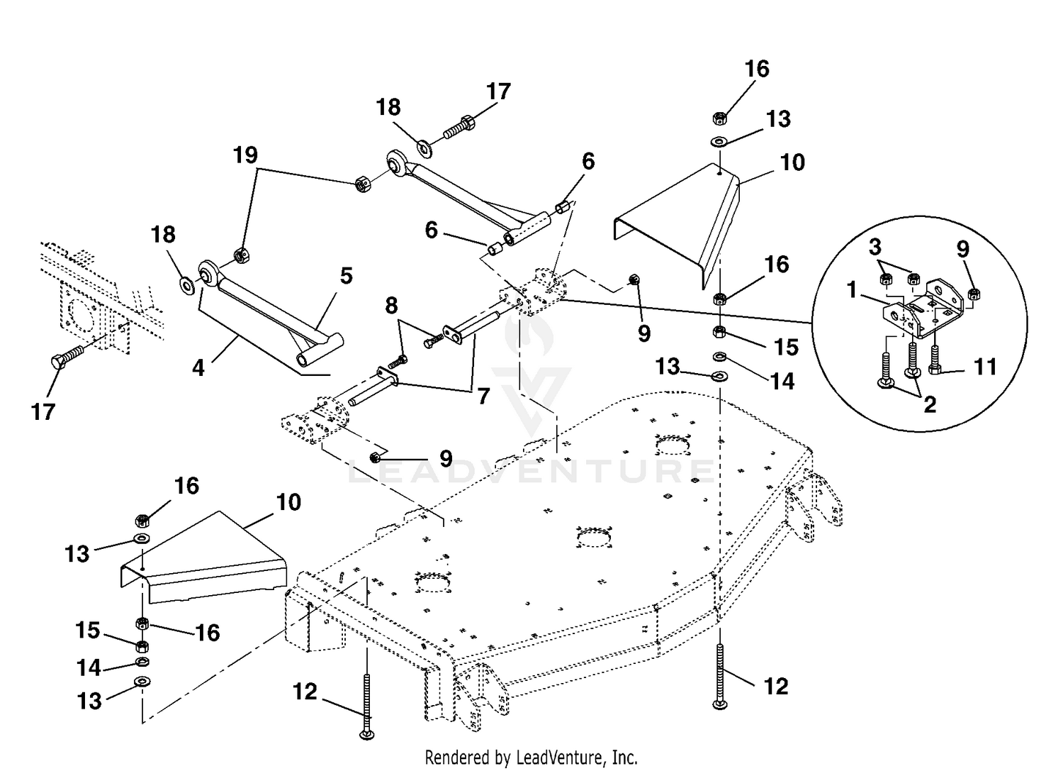 Mounting Arms And Belt Guards