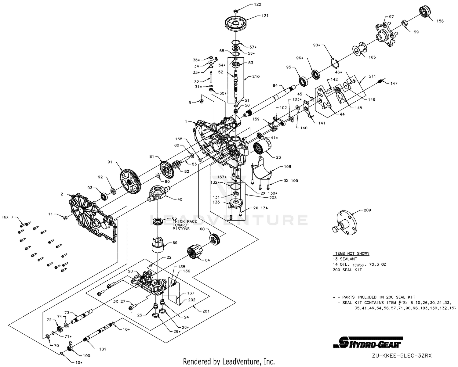 Transaxle - Left Hand