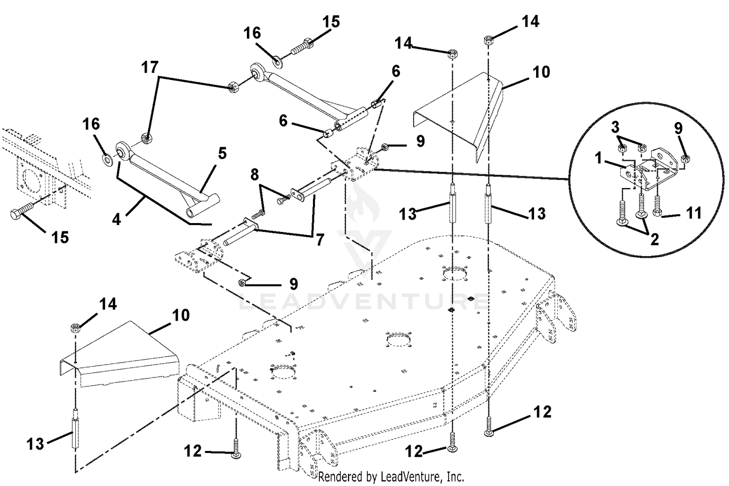 Mounting Arms And Belt Guards