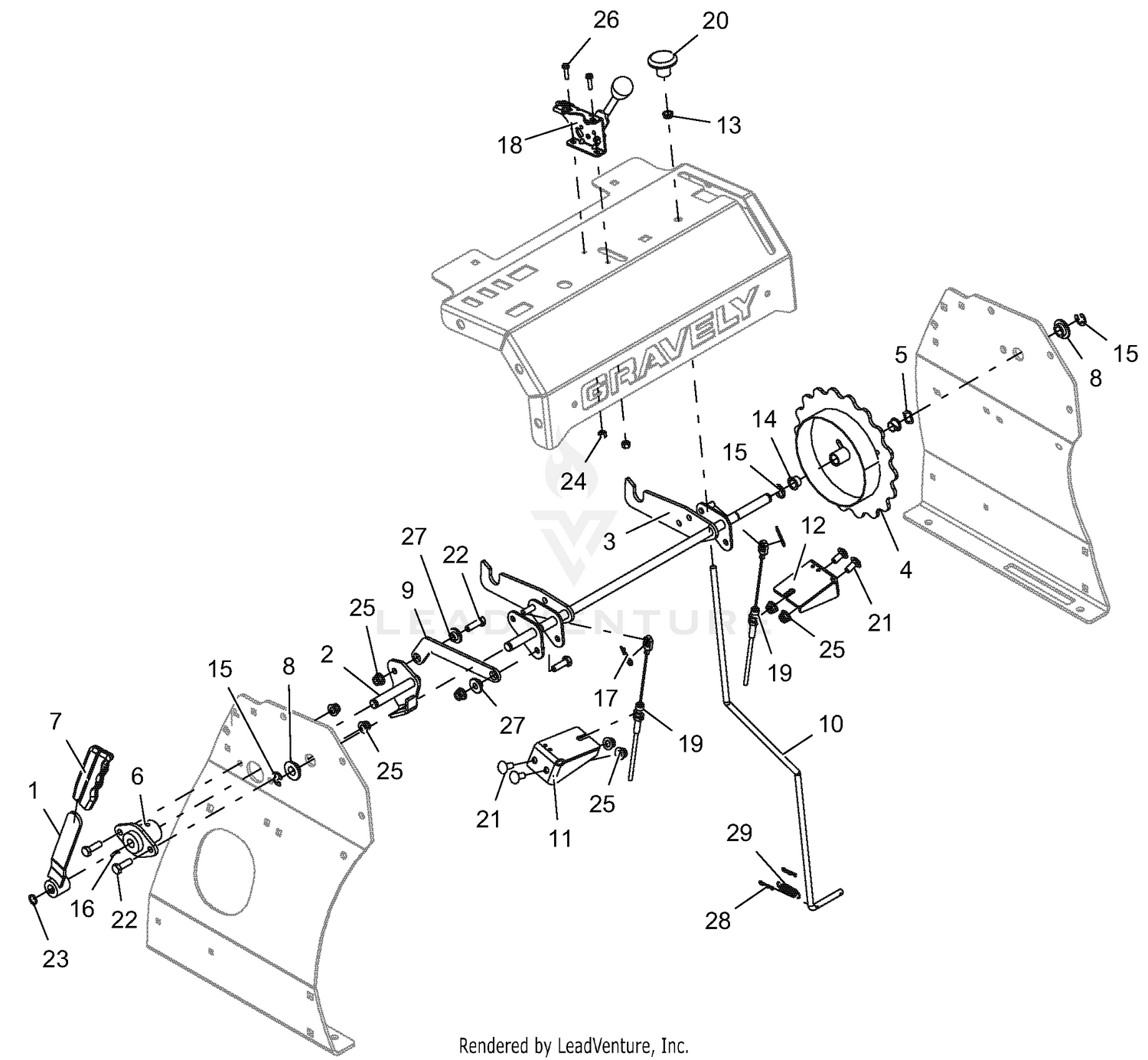 Operator Controls - Choke And Parking Brake