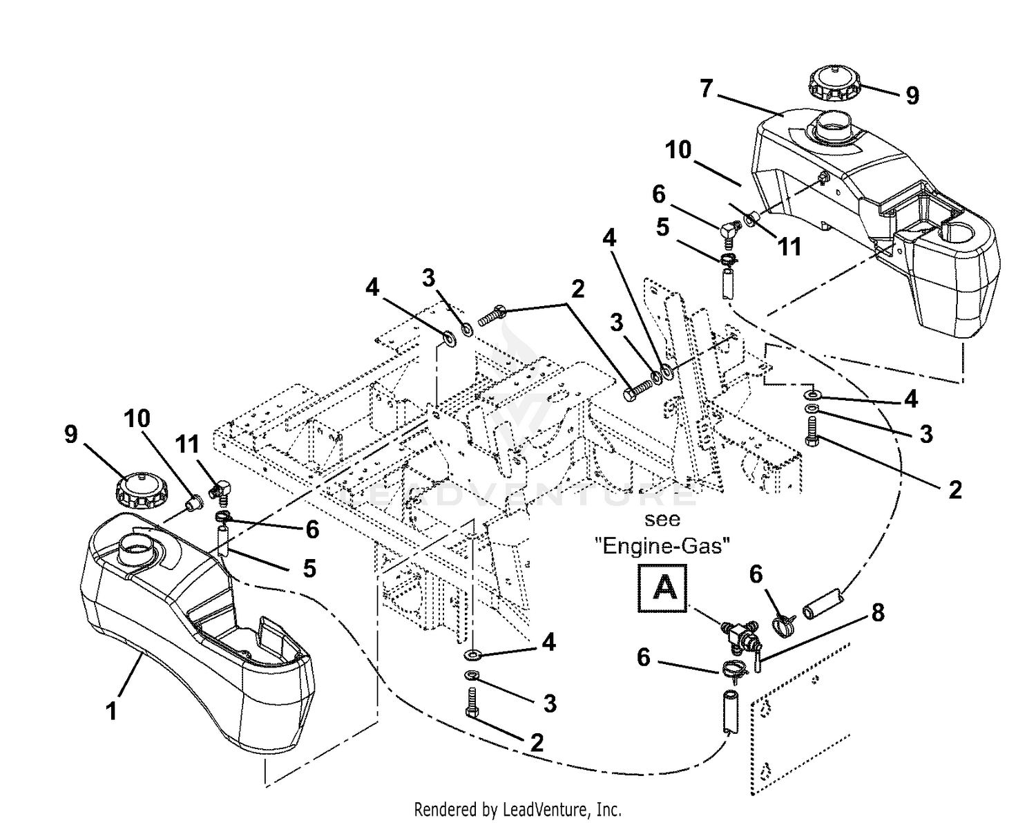 Fuel Tanks And Hoses - Gas