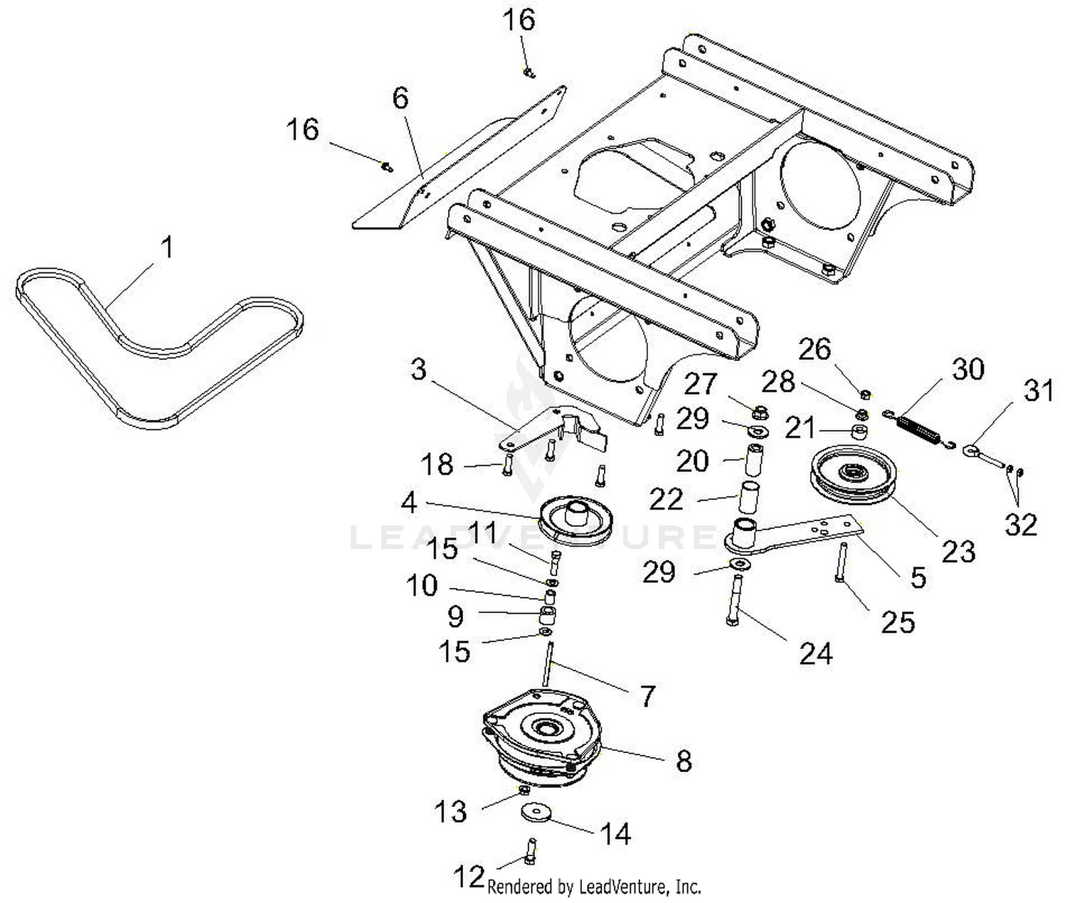 Clutch And Exhaust Deflector