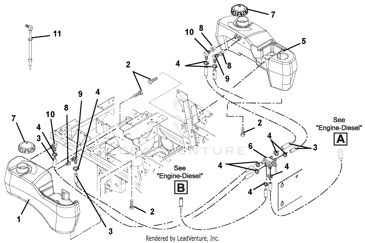 Fuel Tanks And Hoses