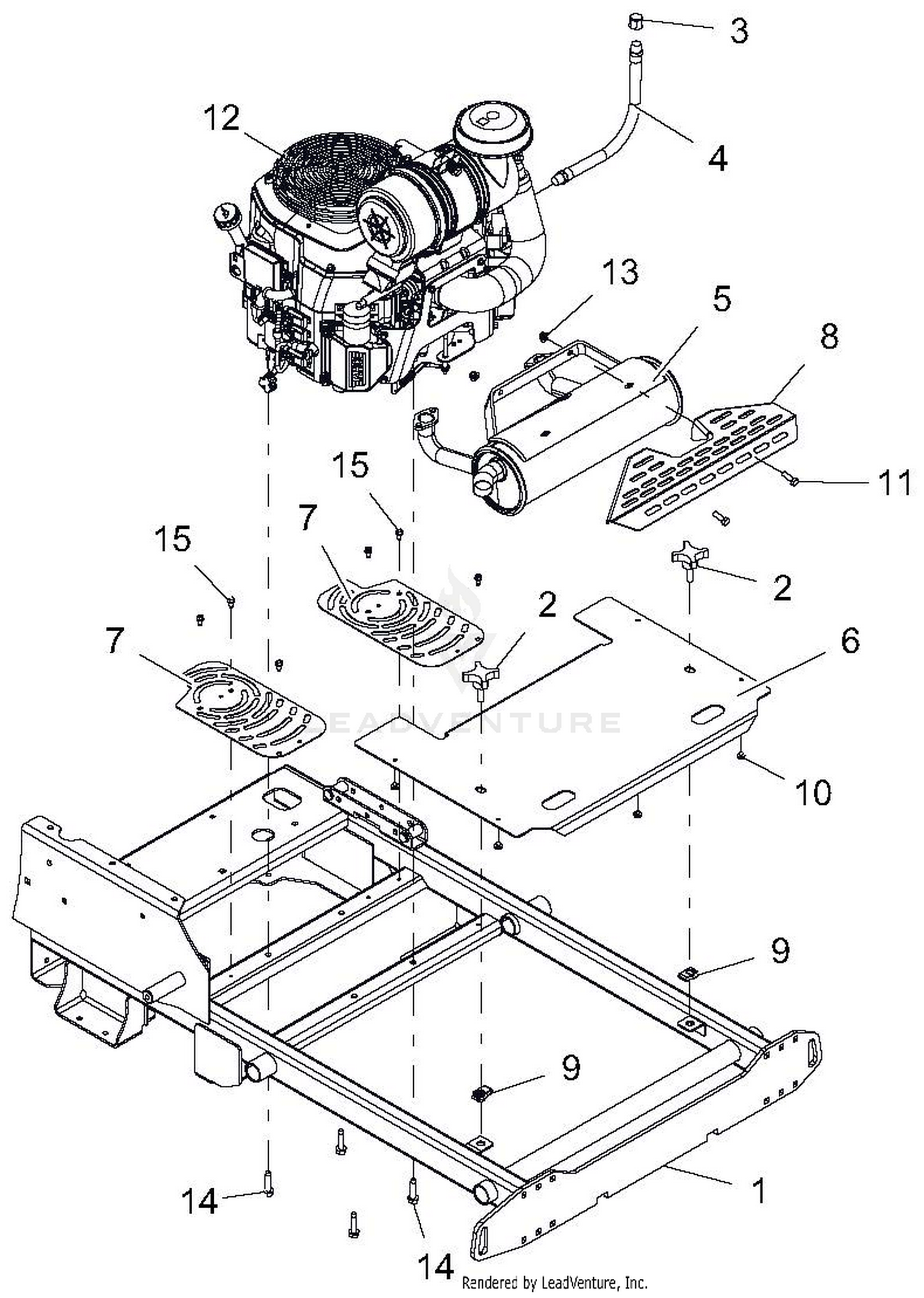 Engine And Frame