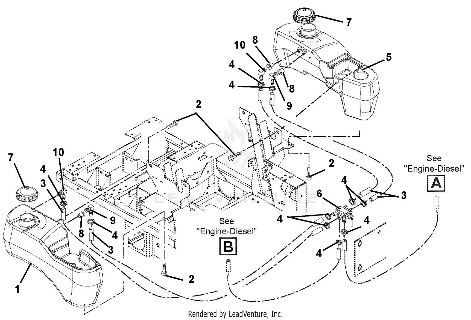 Fuel Tanks And Hoses