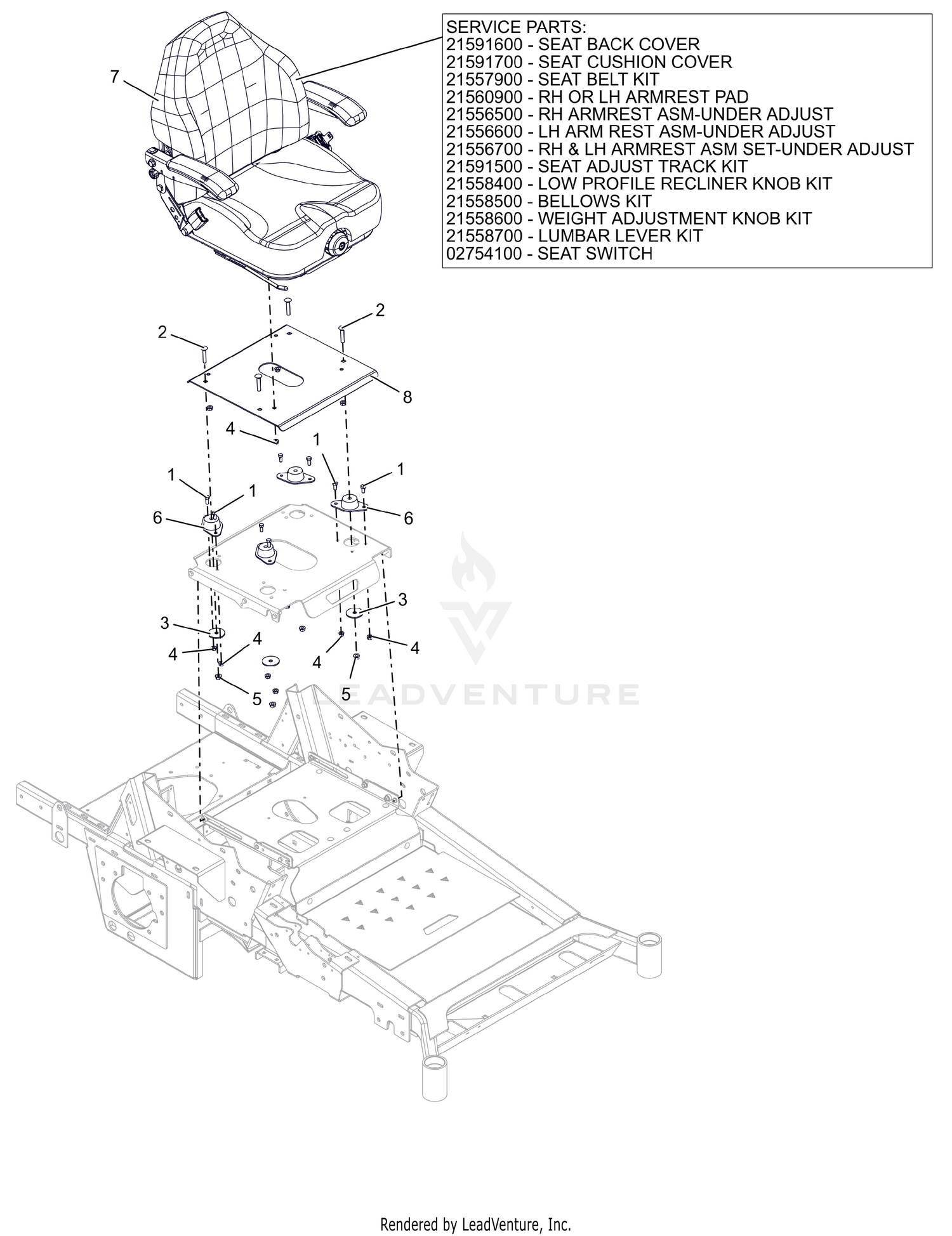 Seat and Seat Mount