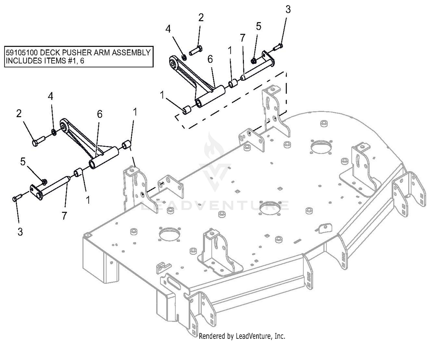 Mounting Arms - 48"
