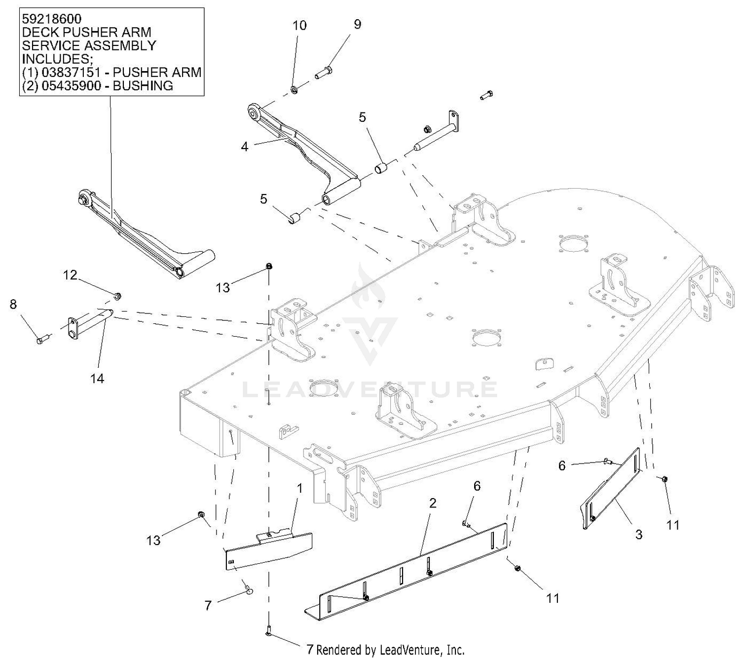 Stabilizer Arms And Baffles - 60 Inch