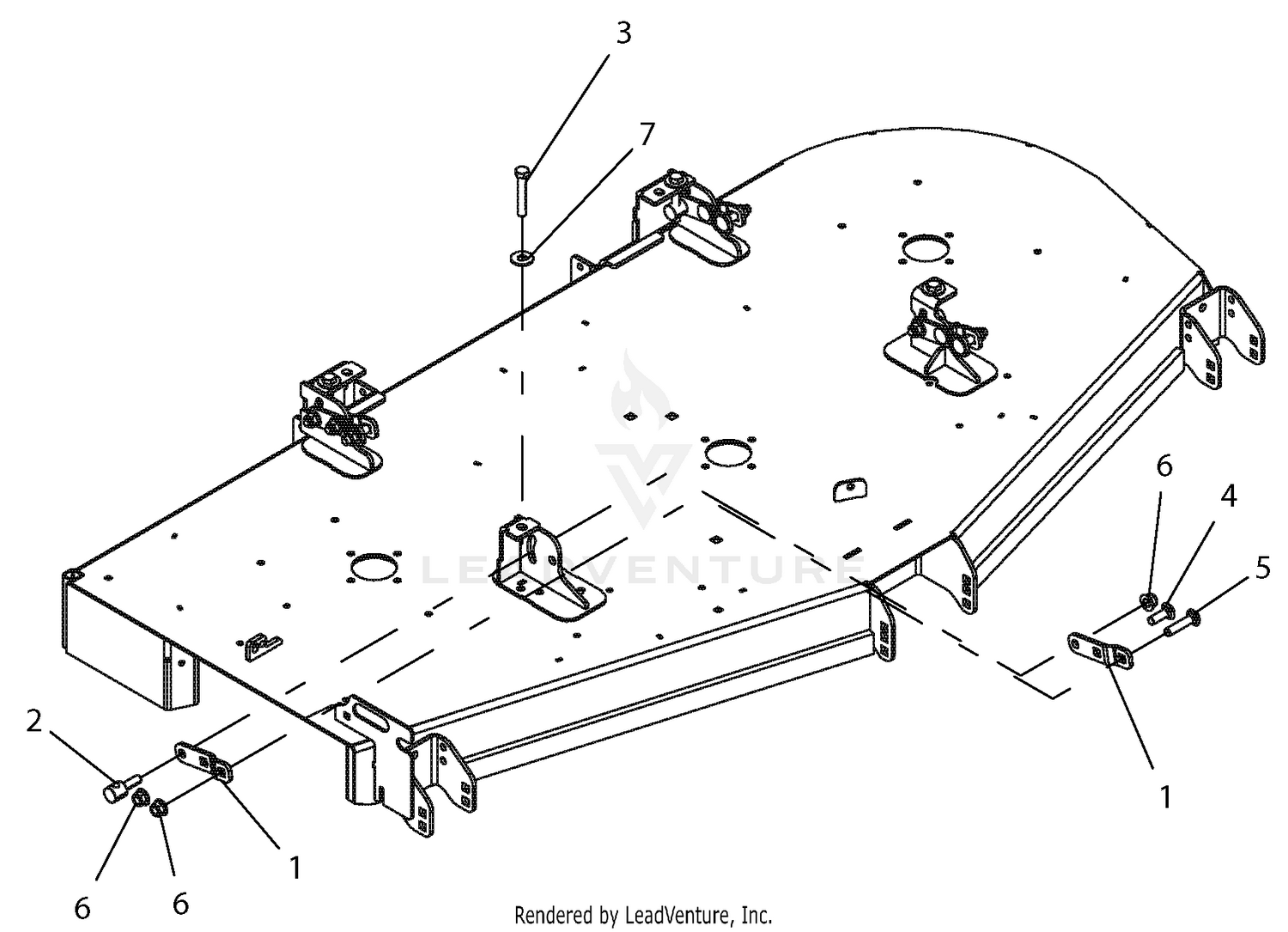Deck And Mounting Arms
