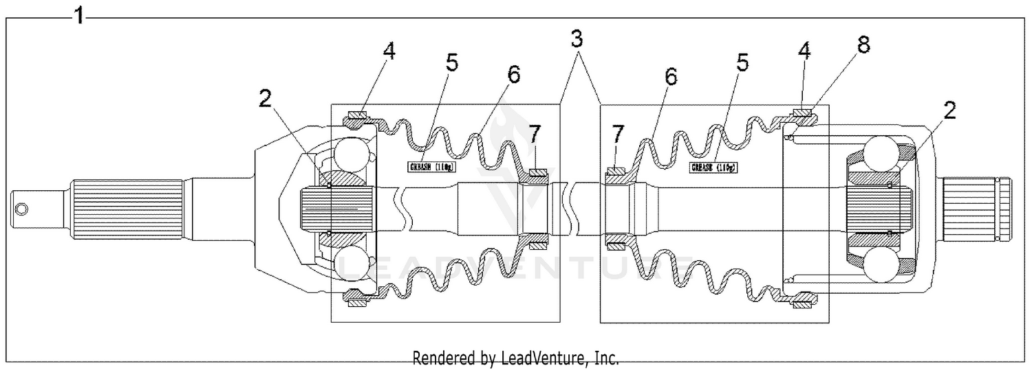 Rear Half Shaft