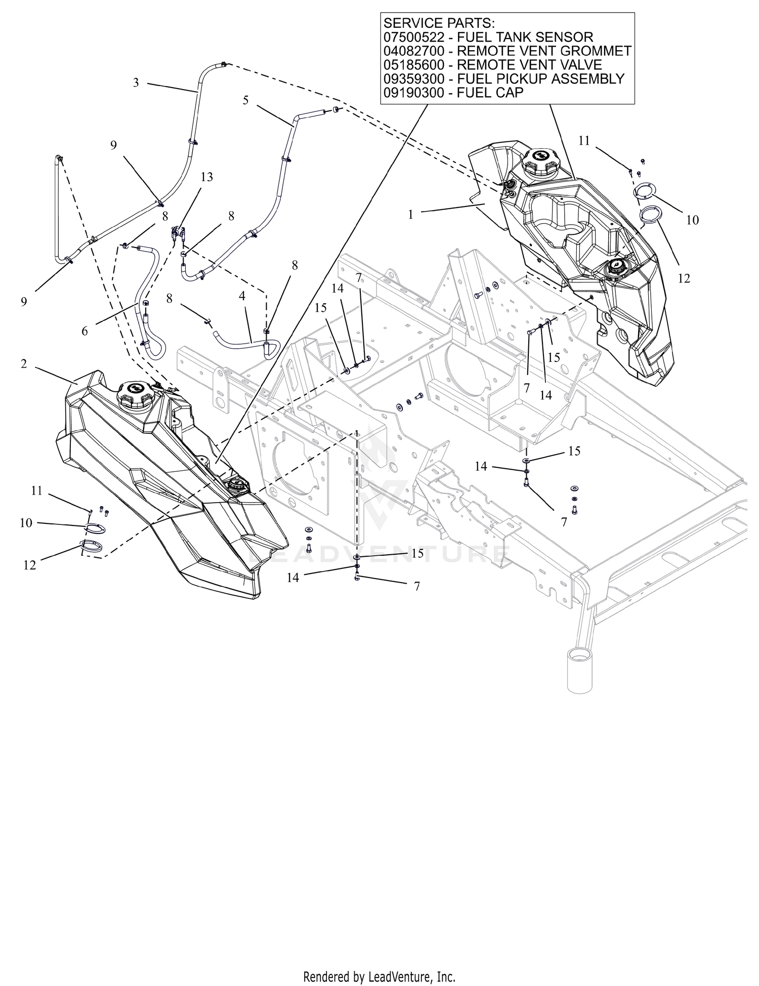 Fuel Tanks – Kawasaki FX1000 EFI