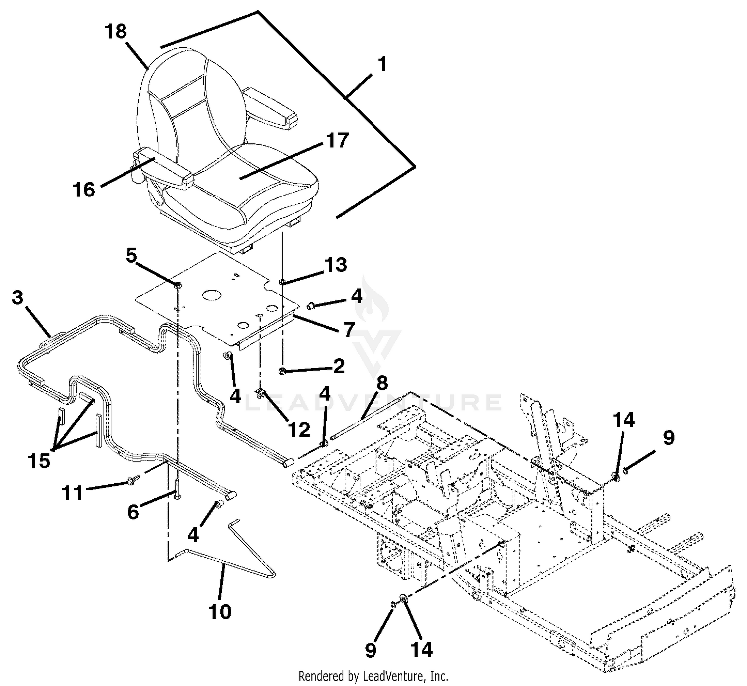 Seat And Hood Frame