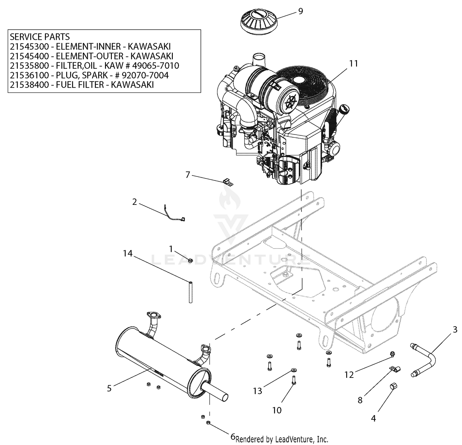 Engine - Kawasaki FX751
