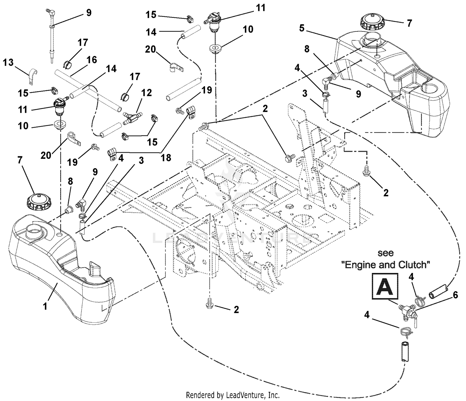 Fuel Tanks And Hoses