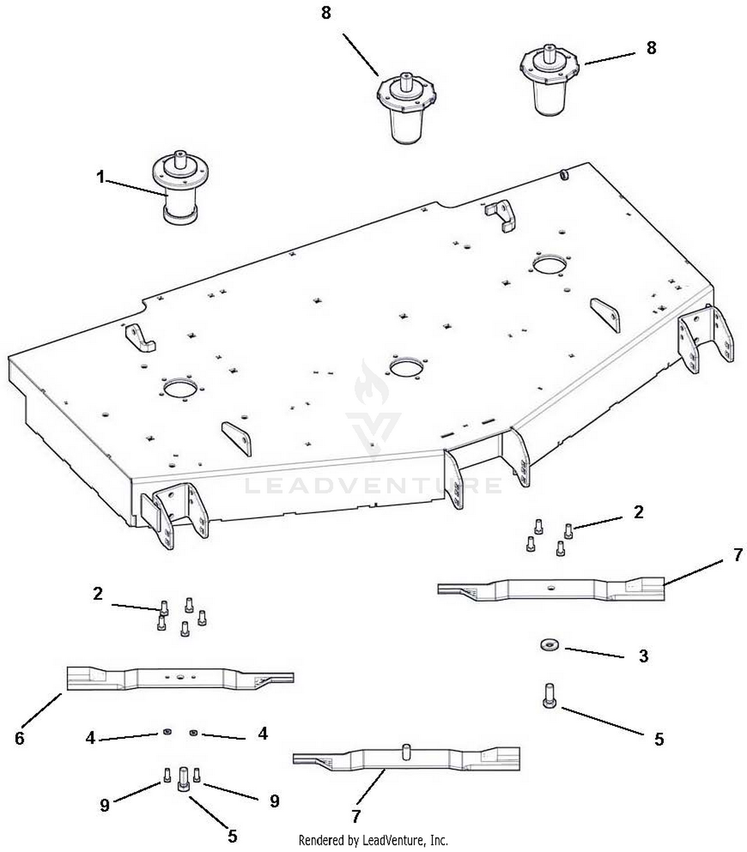Spindles & Mower Blades