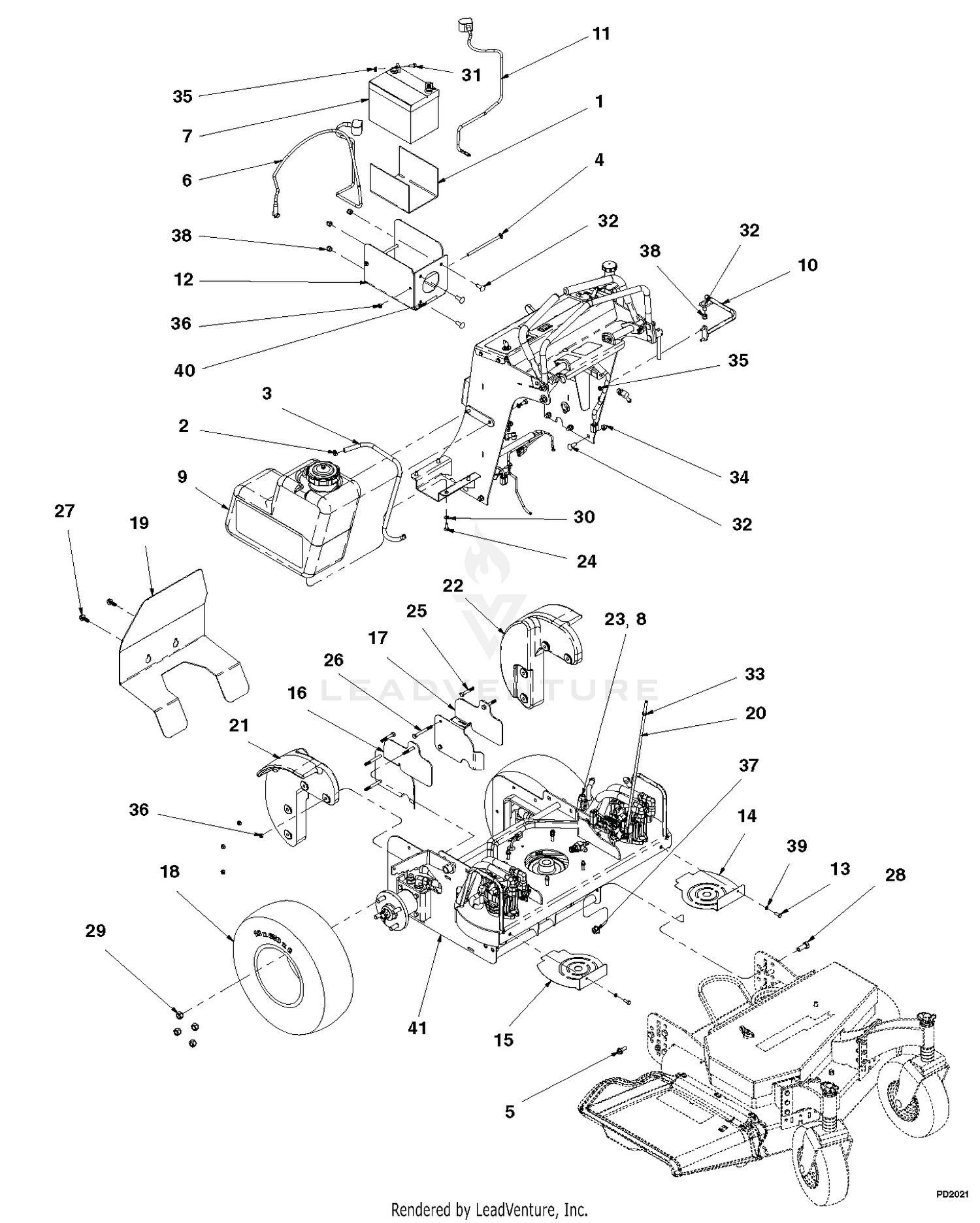 Main Frame Assembly