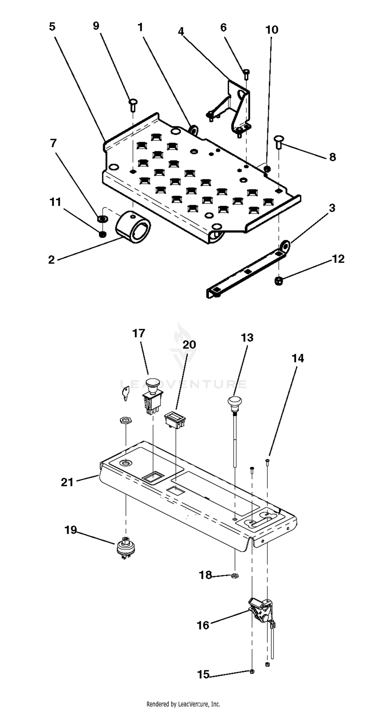 Foot Plate and Console Componets