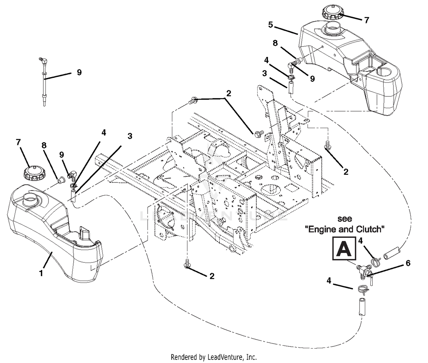 Fuel Tanks And Hoses