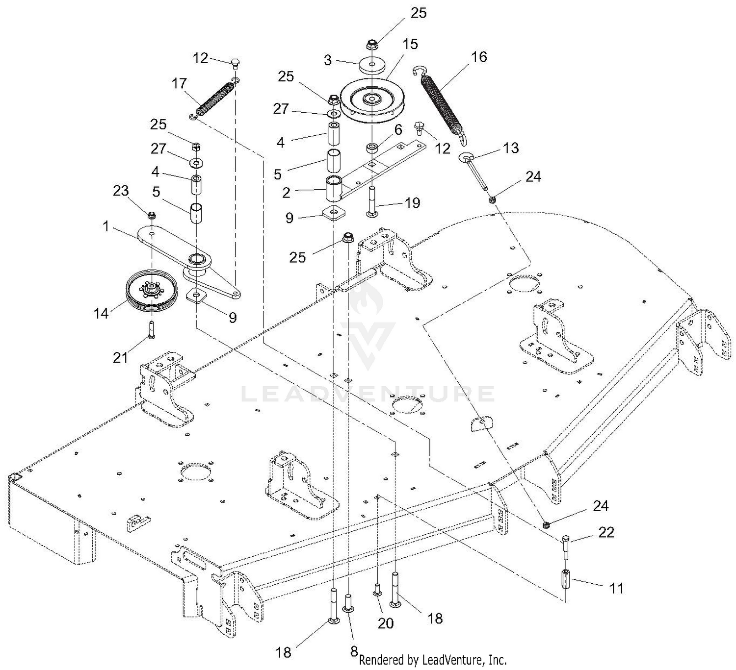 72" Belt Idlers