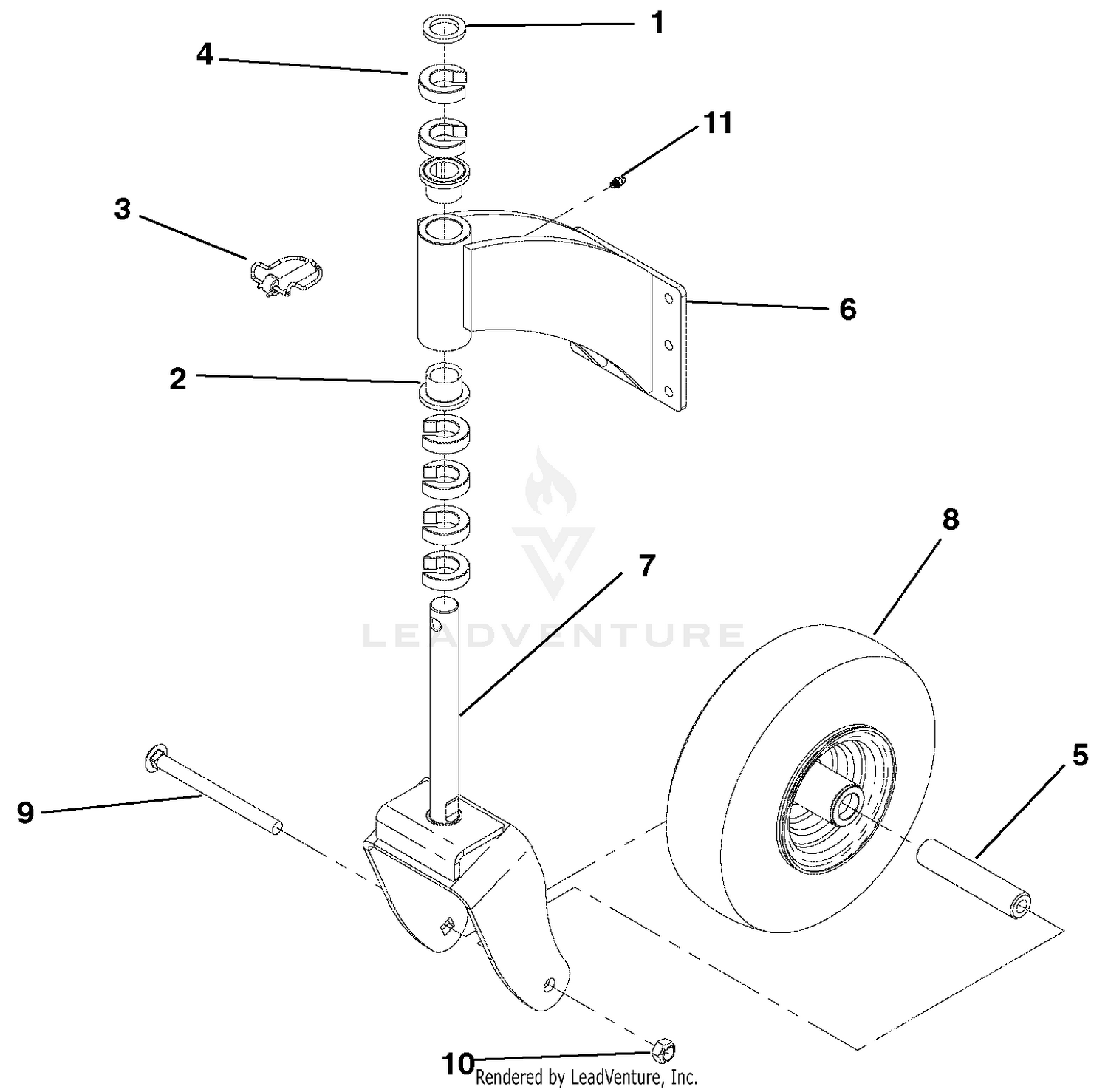 Wheel And Strut Assembly