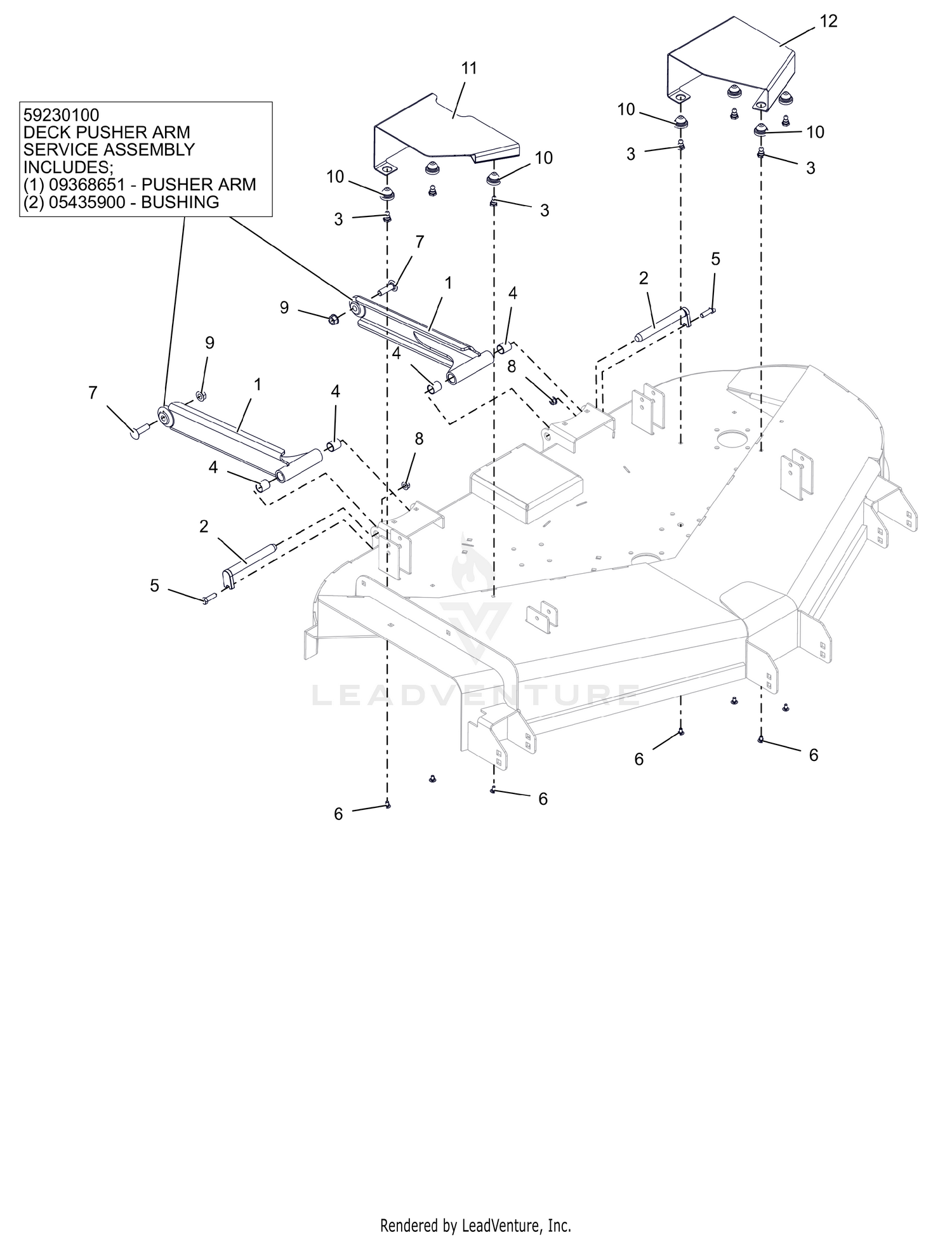 Deck Stabilizer Arms and Belt Guards – Mach One