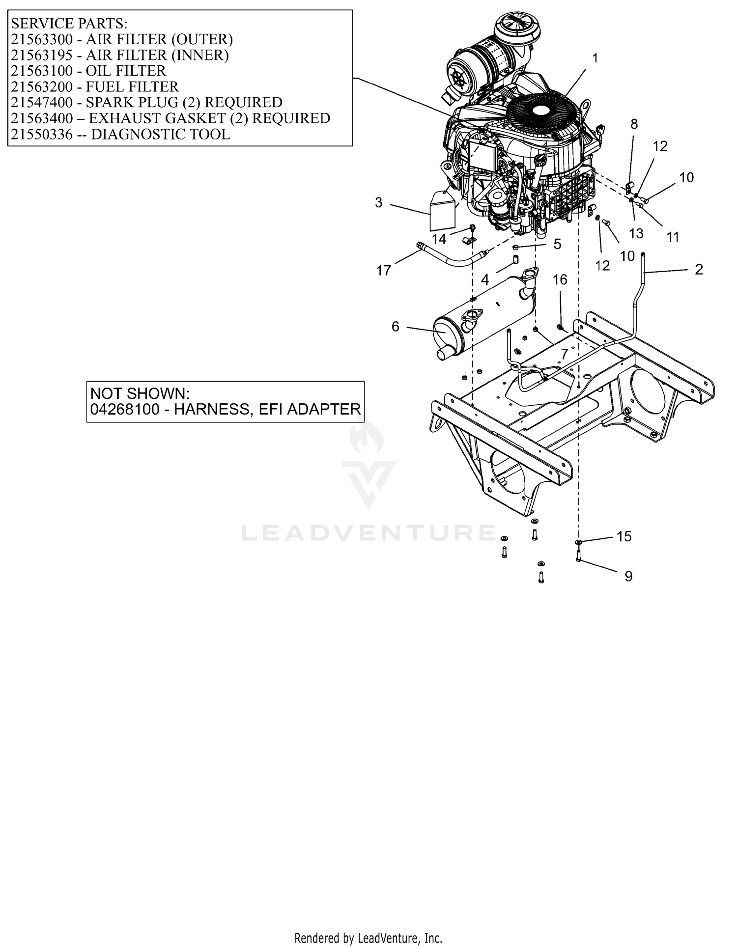 Engine - Yamaha EFI_MX825V