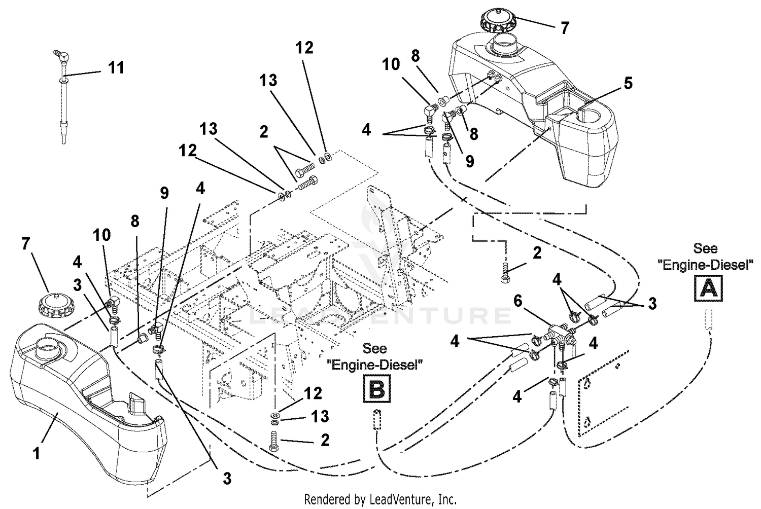 Fuel Tanks And Hoses