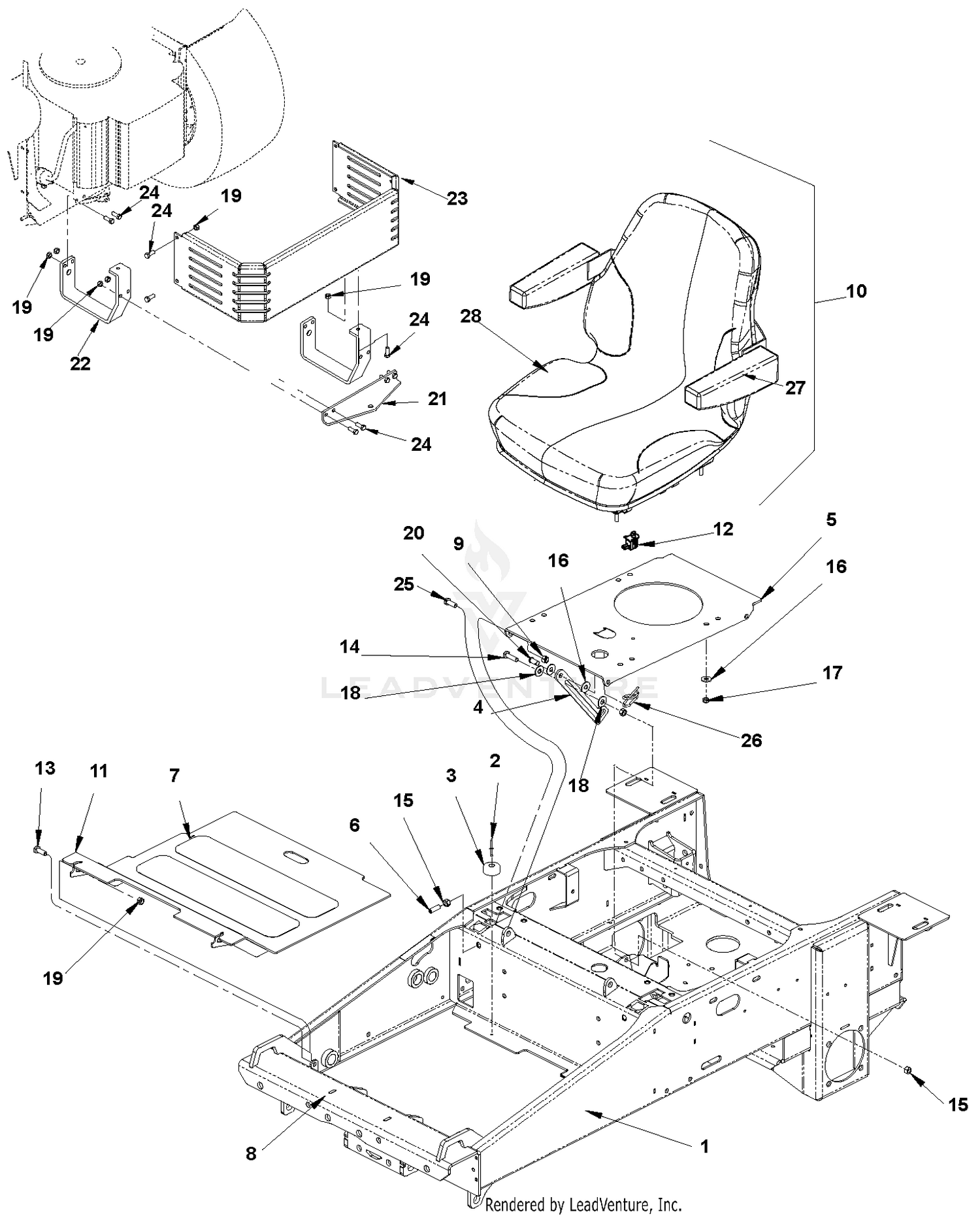 Seat and Foot Plate