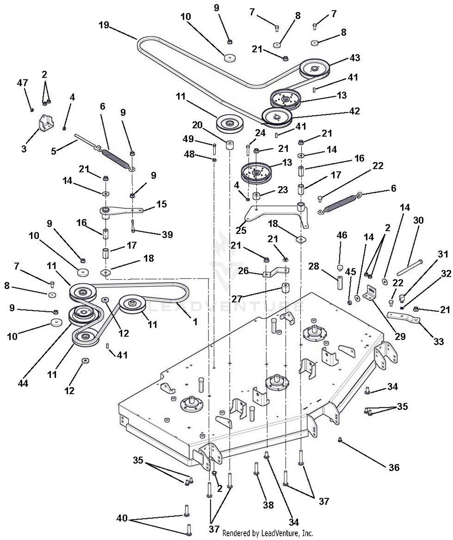 Belts, Pulleys And Idlers