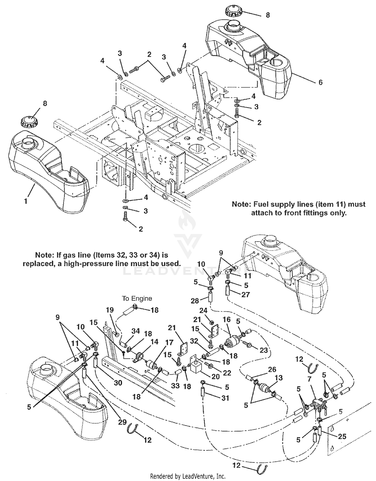 Fuel Tanks And Hoses - EFI