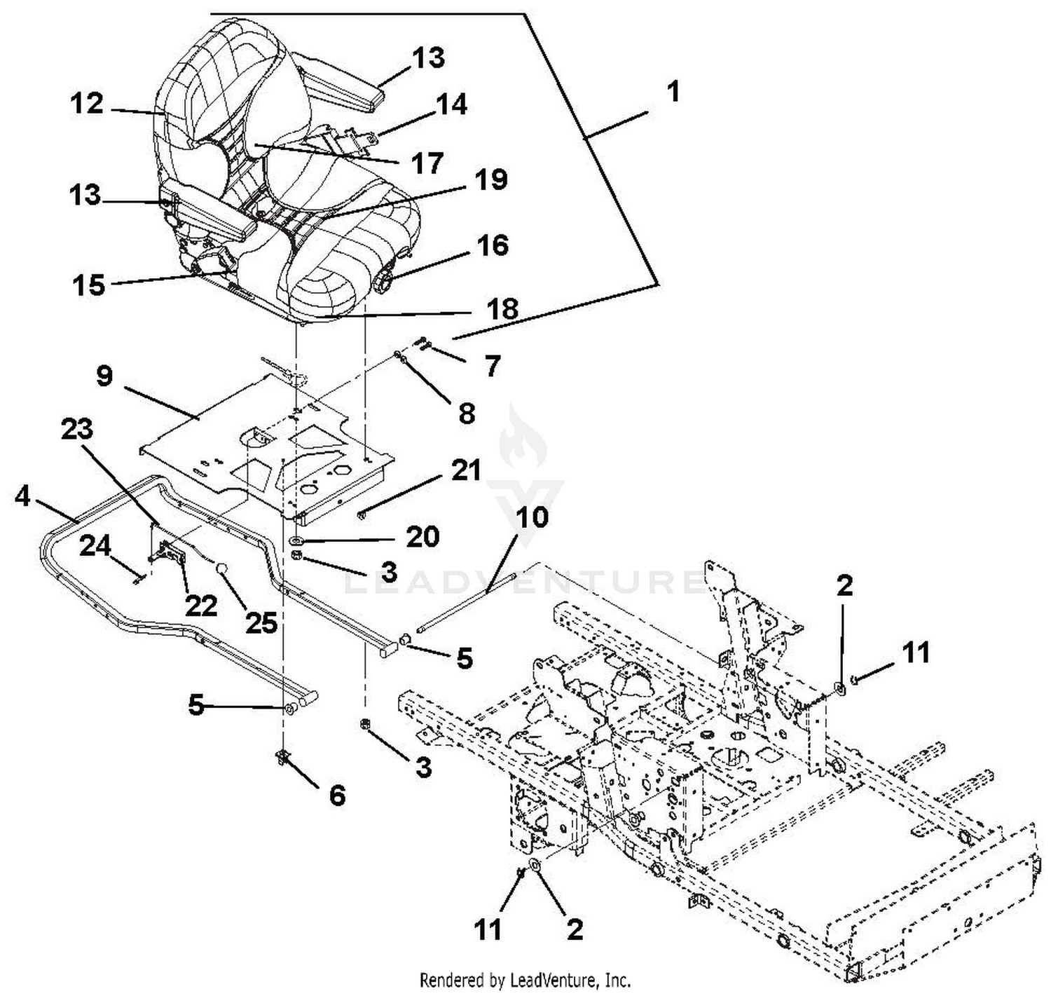 Seat And Hood Frame