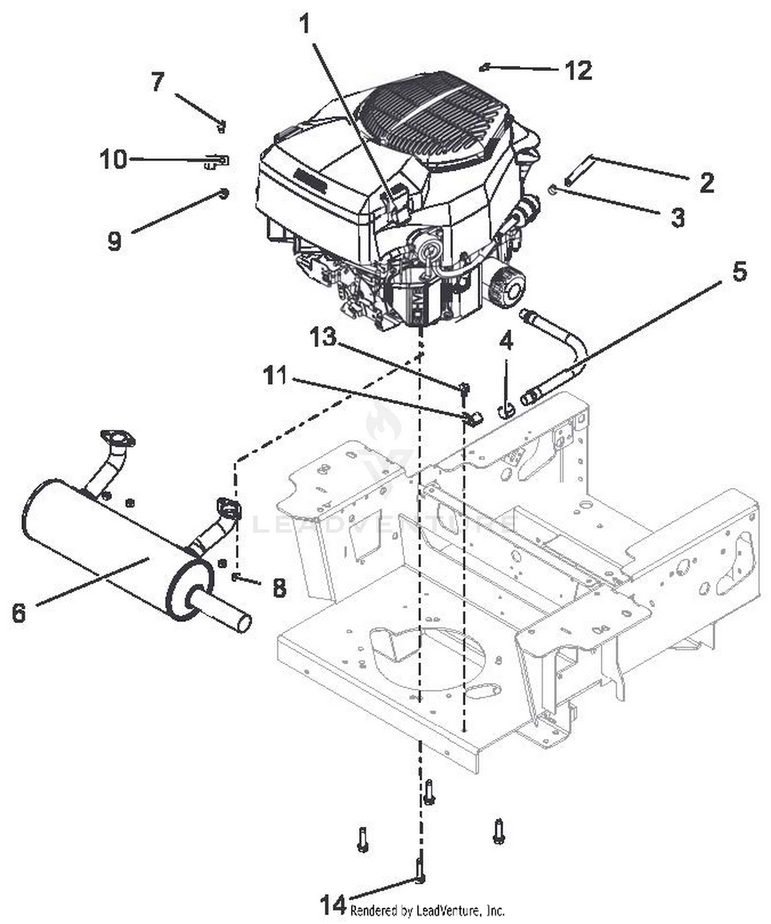 Engine - Kohler ZT740
