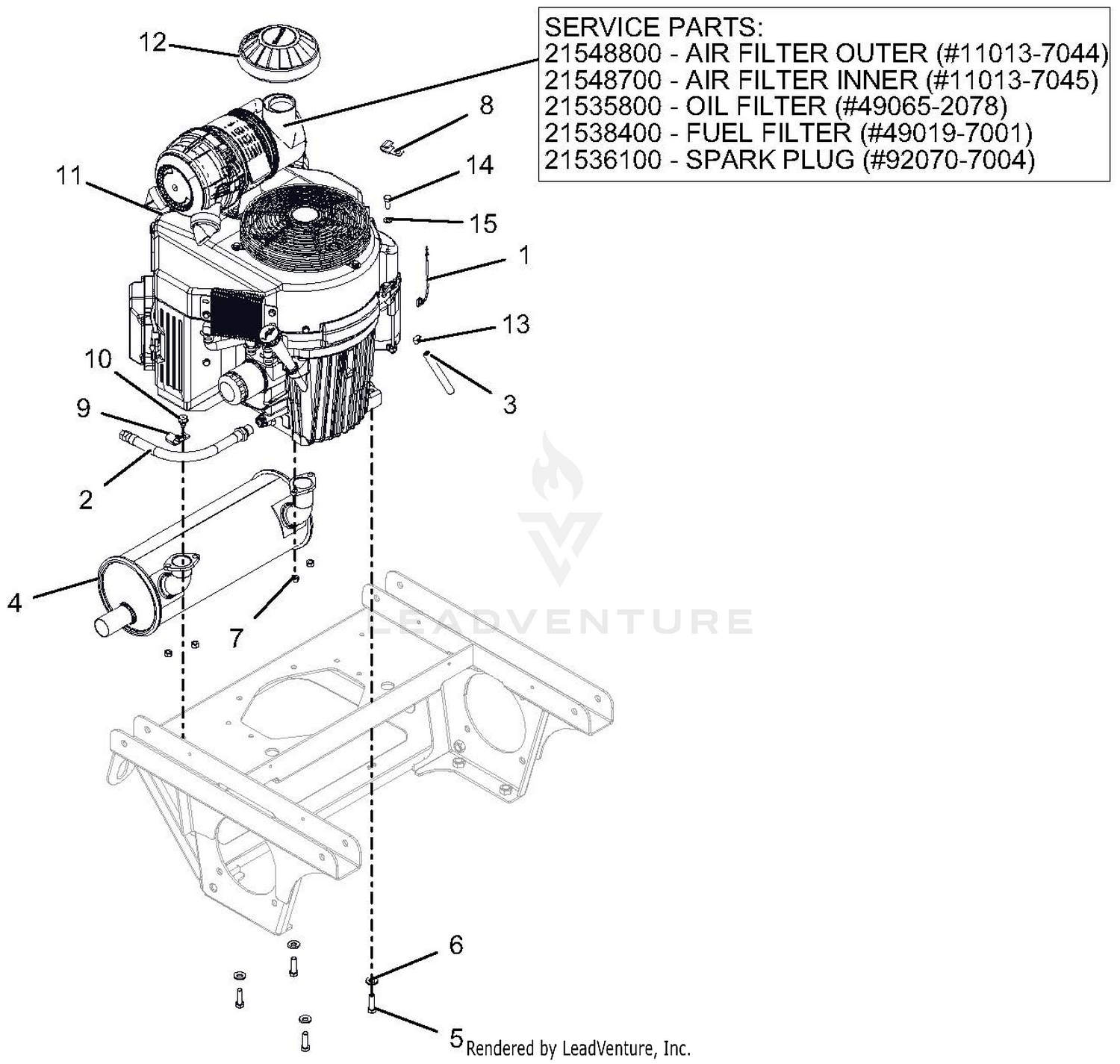 Engine - Kawasaki FX921
