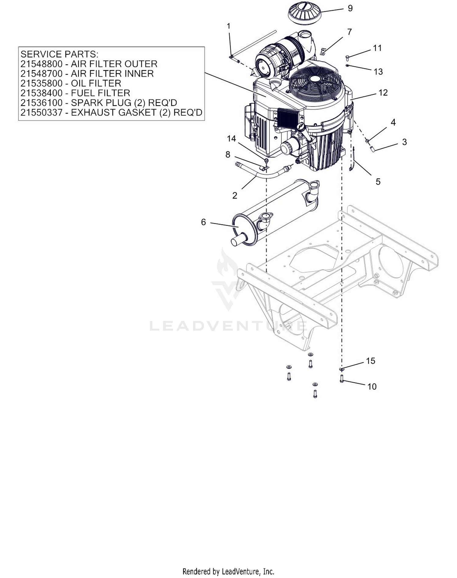 Engine - Kawasaki FX1000V