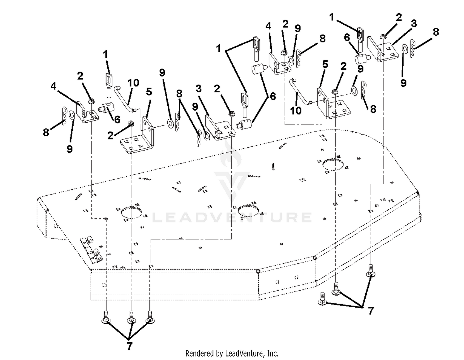 Handle and Stabilizer Brackets