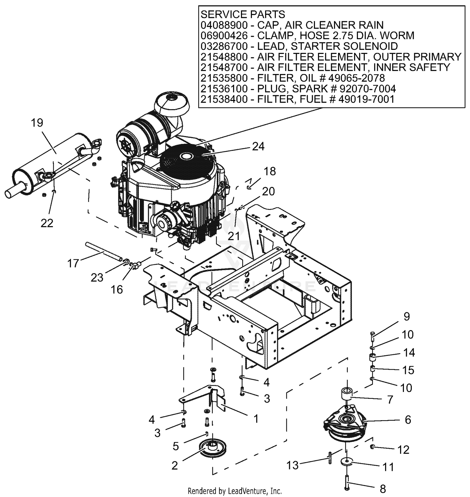 Engine - Kawasaki FX730
