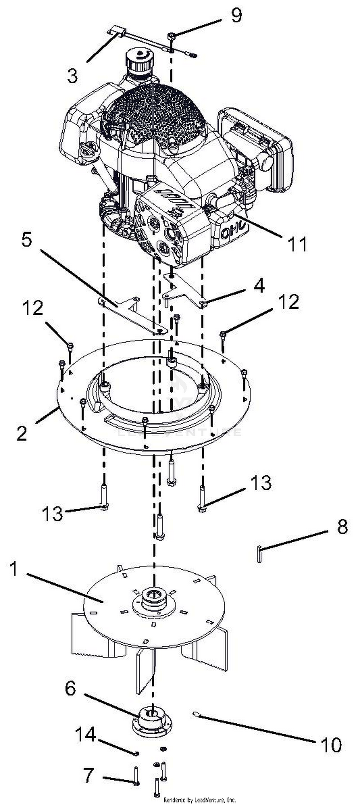 Engine/Fan Assembly
