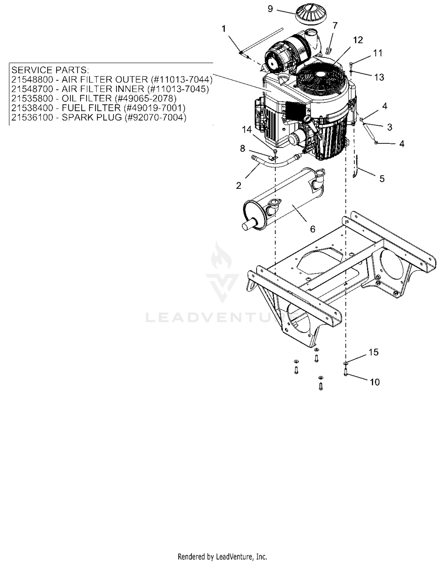 Engine - Kawasaki FX921