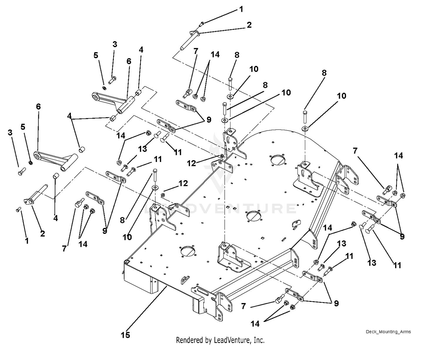 Deck & Mounting Arms