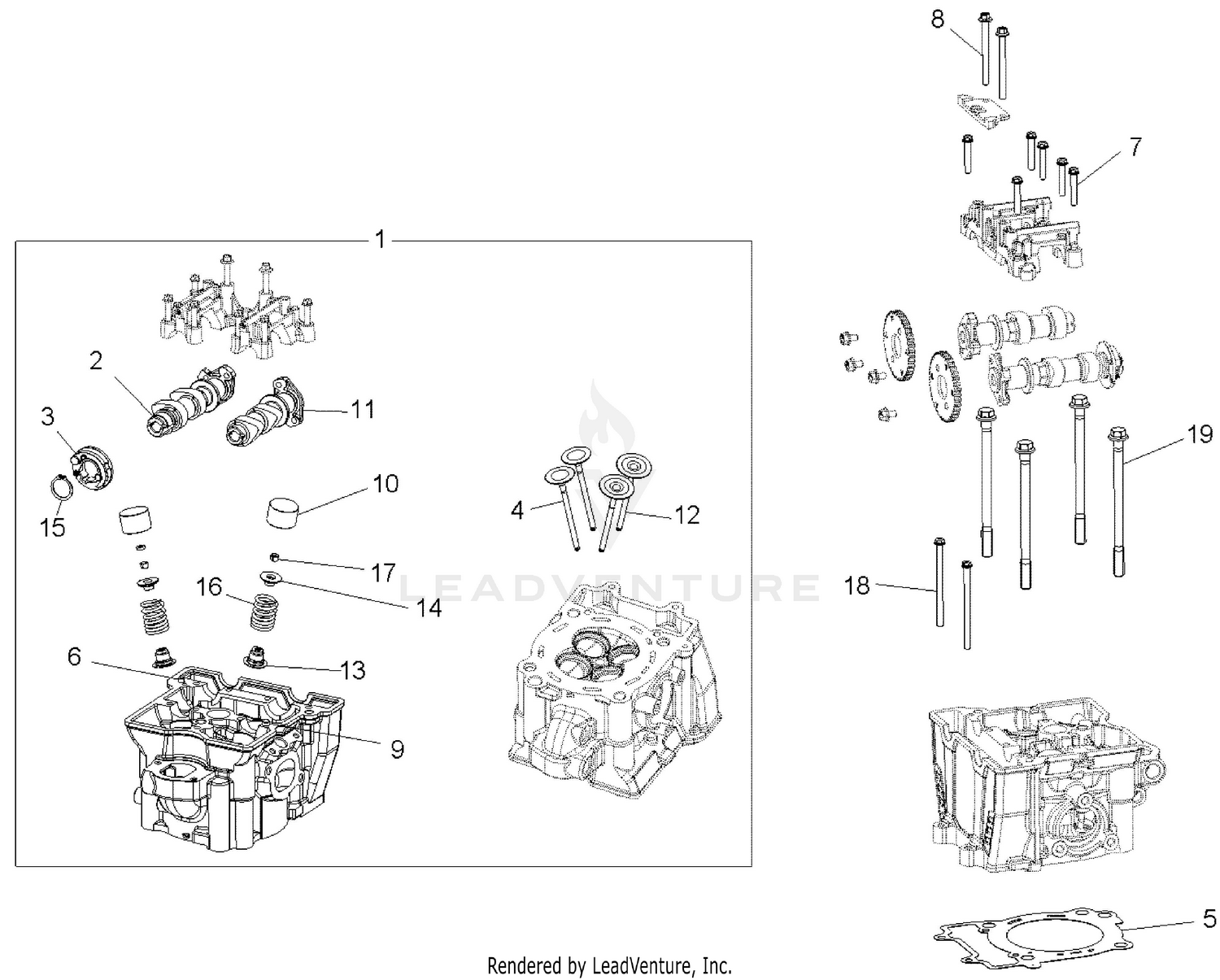 Cylinder Head, Cams And Valves