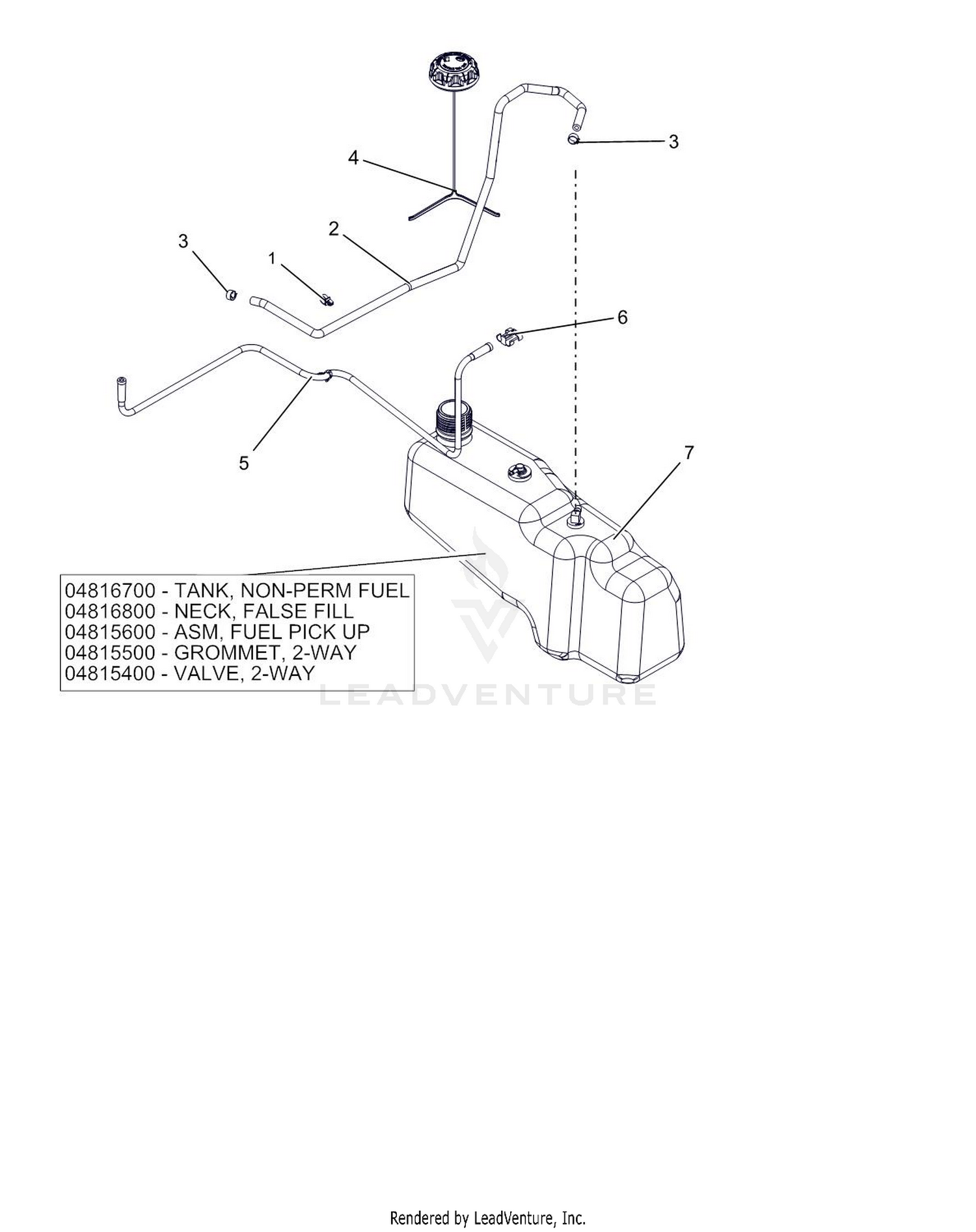 Fuel System - Non-CARB