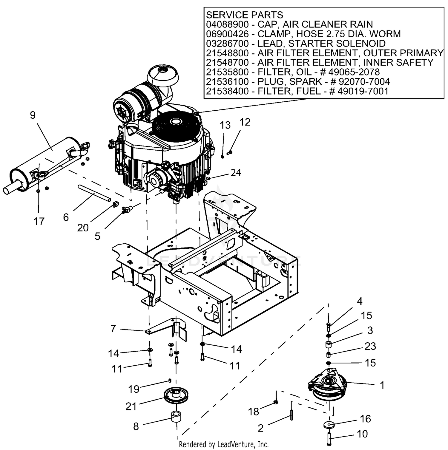 Engine - Kawasaki FX691