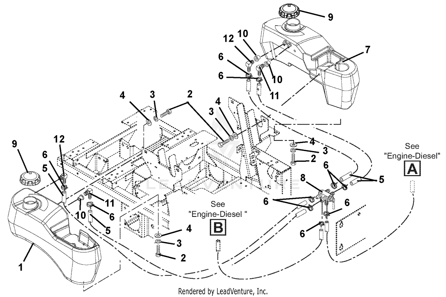 Fuel Tanks And Hoses