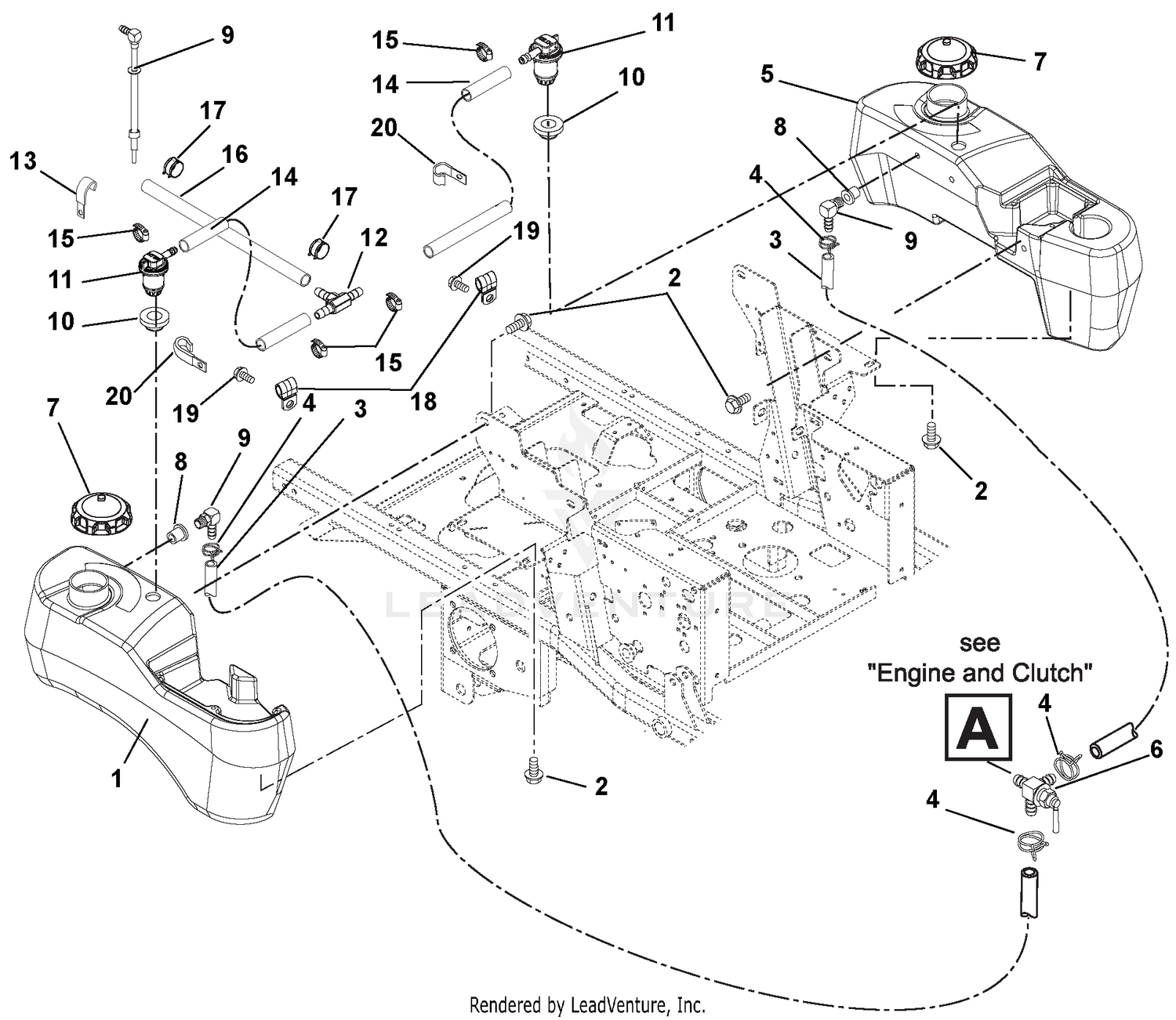 Fuel Tanks And Hoses
