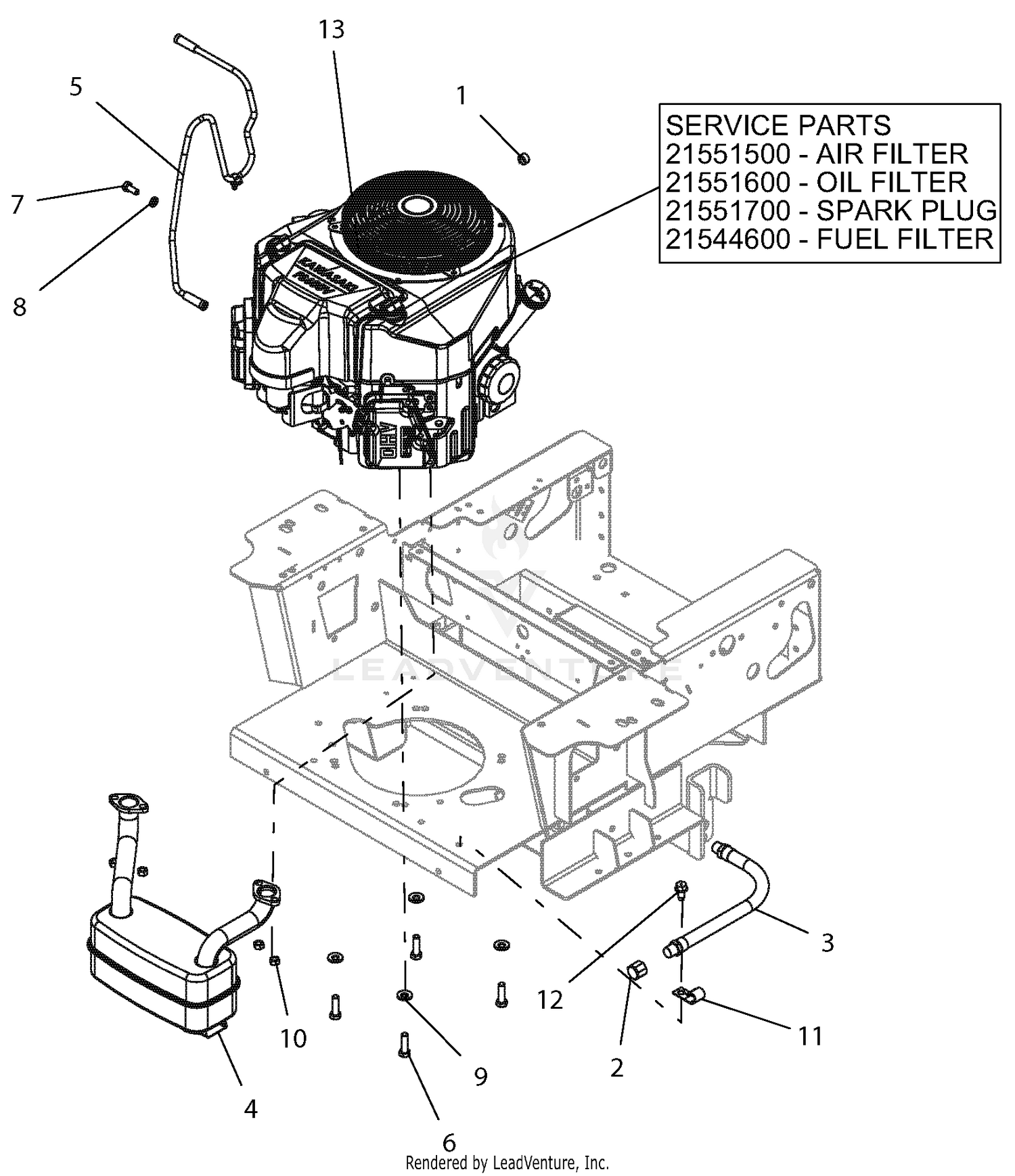 Engine - Kawasaki FS730