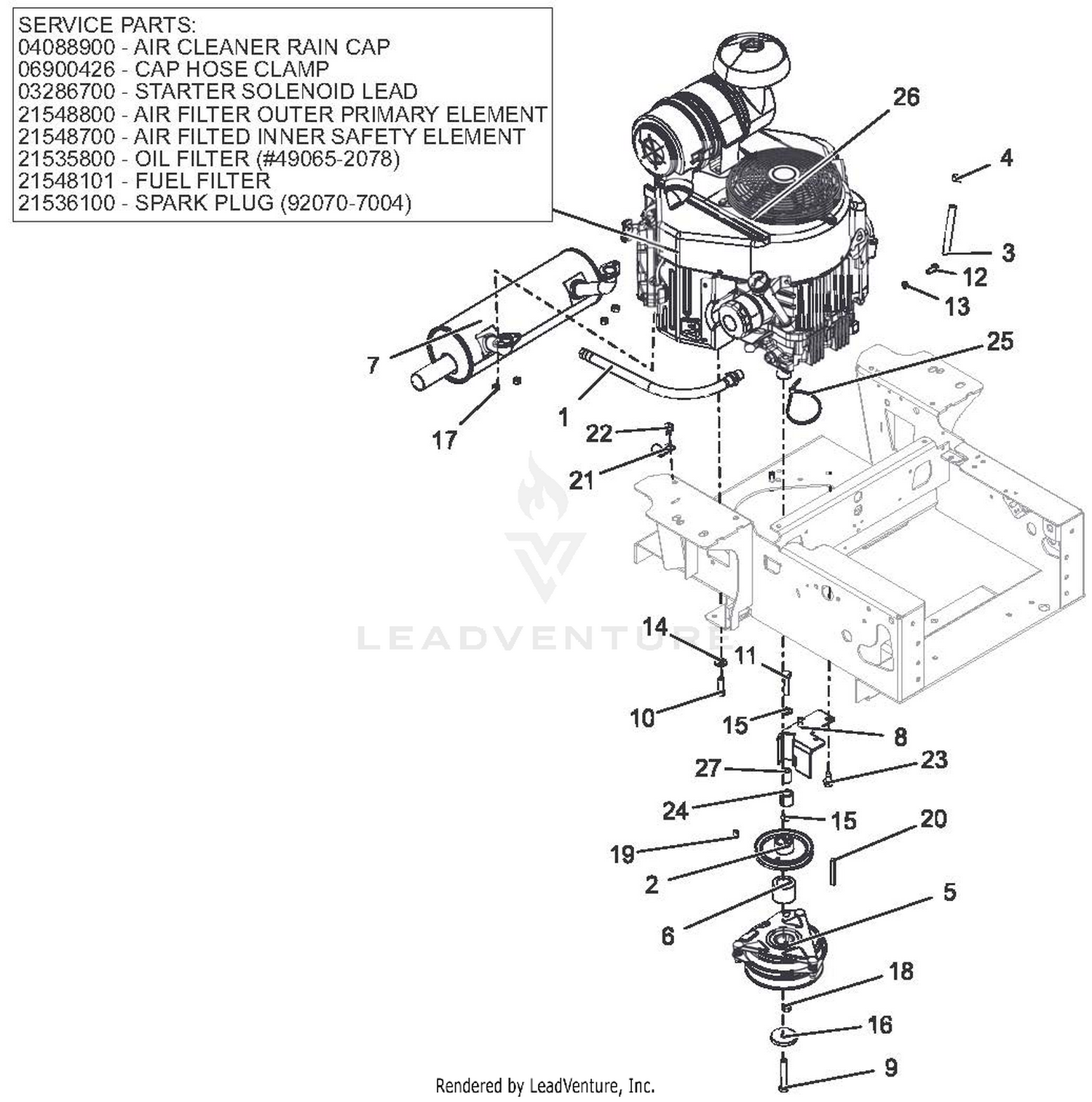 Engine - Kawasaki FX730