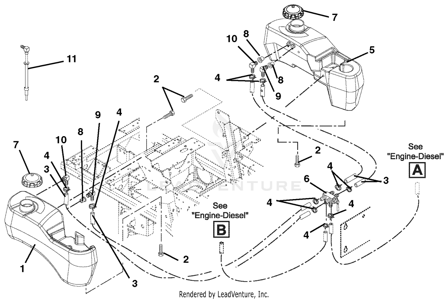 Fuel Tanks And Hoses